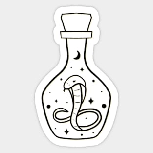 Snake in a Jar Sticker